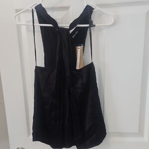 DO+BE Black Satin Tank Top -Bought At Vici